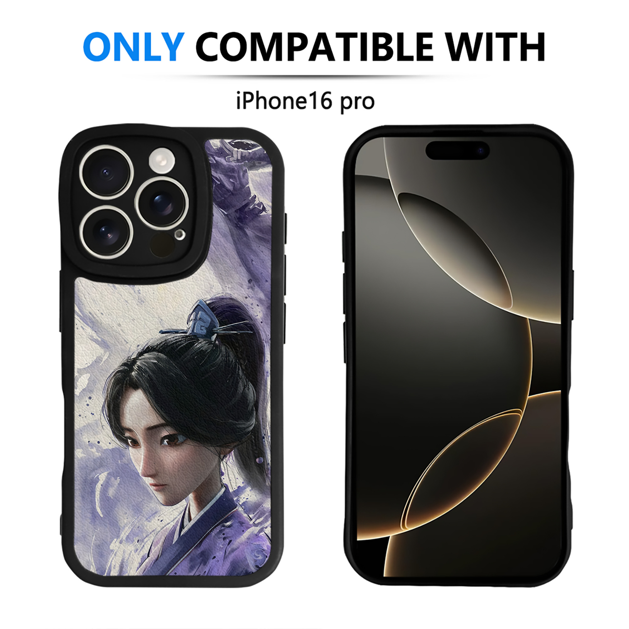 （画像用） Ne Zha 2 ナタ 魔童の大暴れ 【iPhone 16シリーズ対応】シリコンスマホケース（レザー調） 材質：シリコン